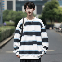狮臣SHICHEN 2023年秋季新款男士卫衣圆领套头卫衣青少年男装休闲百搭上衣休闲运动卫衣男装