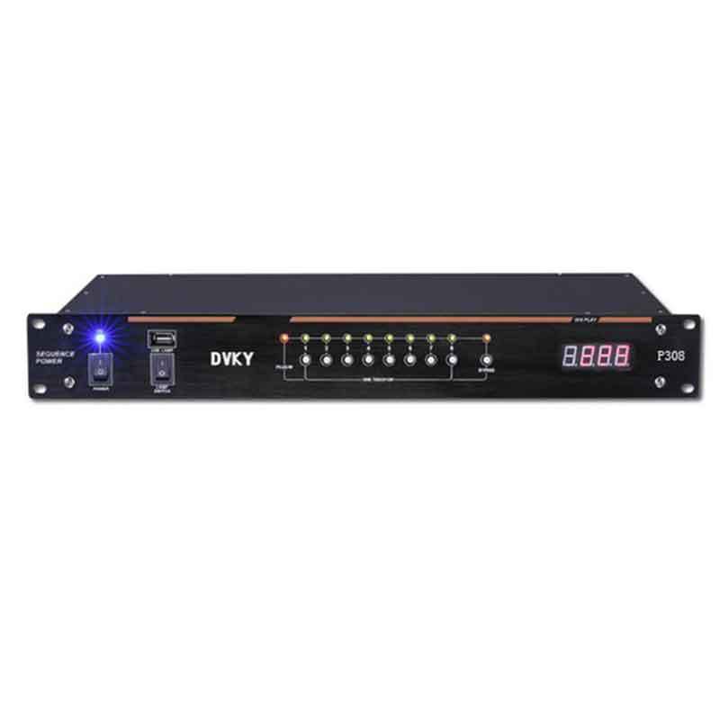 Dvky P308多功能8路时序电源控制器
