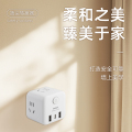 罗格朗 总控 四位五孔带USB（2A1C）20W魔方转换 FM2500K1/AAC 个