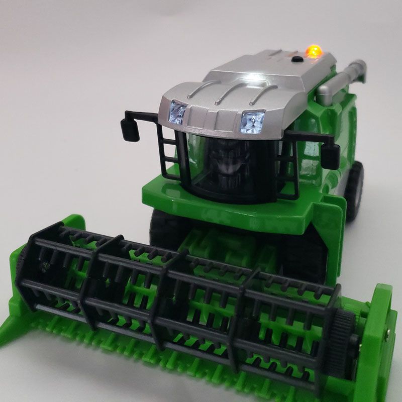 联合收割机合金农用车模型仿真金属模型儿童玩具车小麦玉米收割机