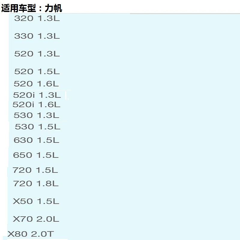 昊之鹰 适用于力帆320 330 520 530 650 720 X50 X70 X80 空调滤清器 空调滤芯 空调格