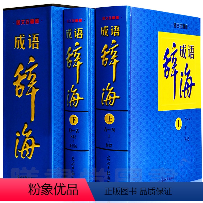 [正版]精装全2册 新编现代成语辞海图文珍藏版全套成语词典 辞典成语 汉语工具书词典词海字典汉语词典中华成语辞海全16高清大图