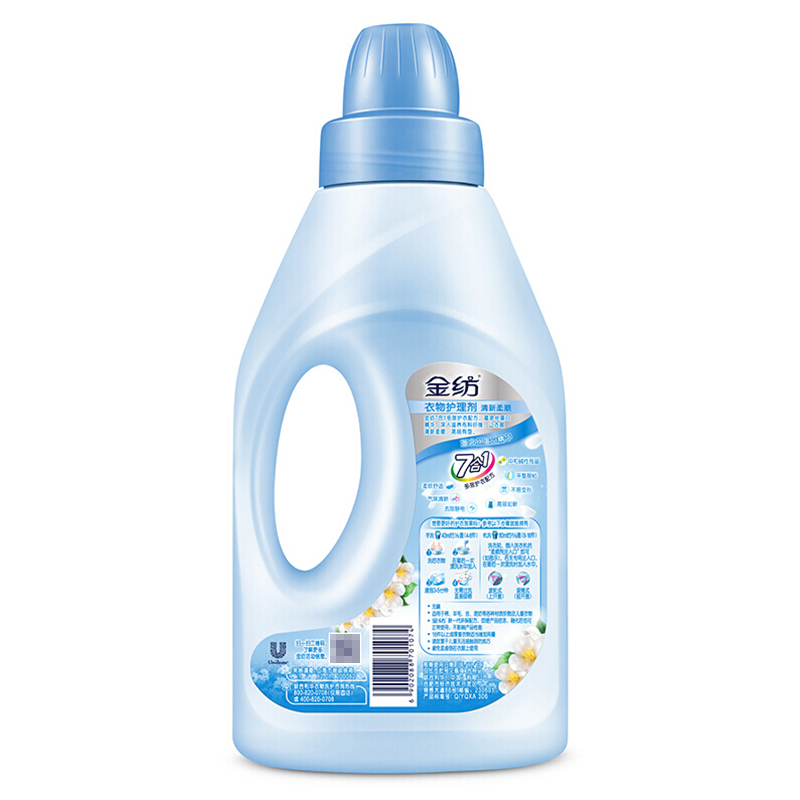 金纺 衣物柔顺剂 清新柔顺 衣物护理剂1kg+400g(赠品随机) 倍感柔软舒适 清新怡人[联合利华]高清大图