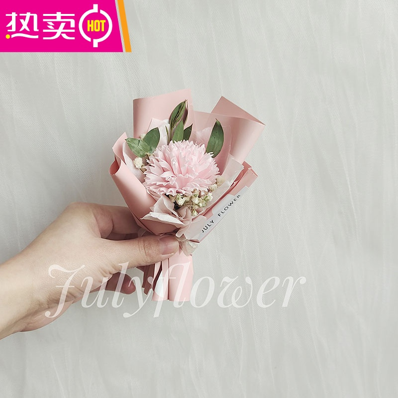封后 Fenghou 花瓶 花艺康乃馨香皂花迷你小花束摆件母亲节小礼品教师节礼物送老师送妈妈fenghou 粉康粉色尺寸14 8cm 价格图片品牌报价 苏宁易购梦舟家居生活专营店