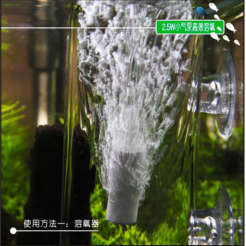 亚克力溶氧器鱼缸喂食器红虫杯反气举培菌玻璃气泡石增氧高清大图