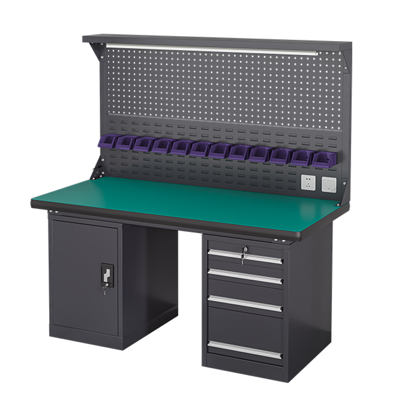 汐重型钳工操作台 工具桌180cm张高清大图