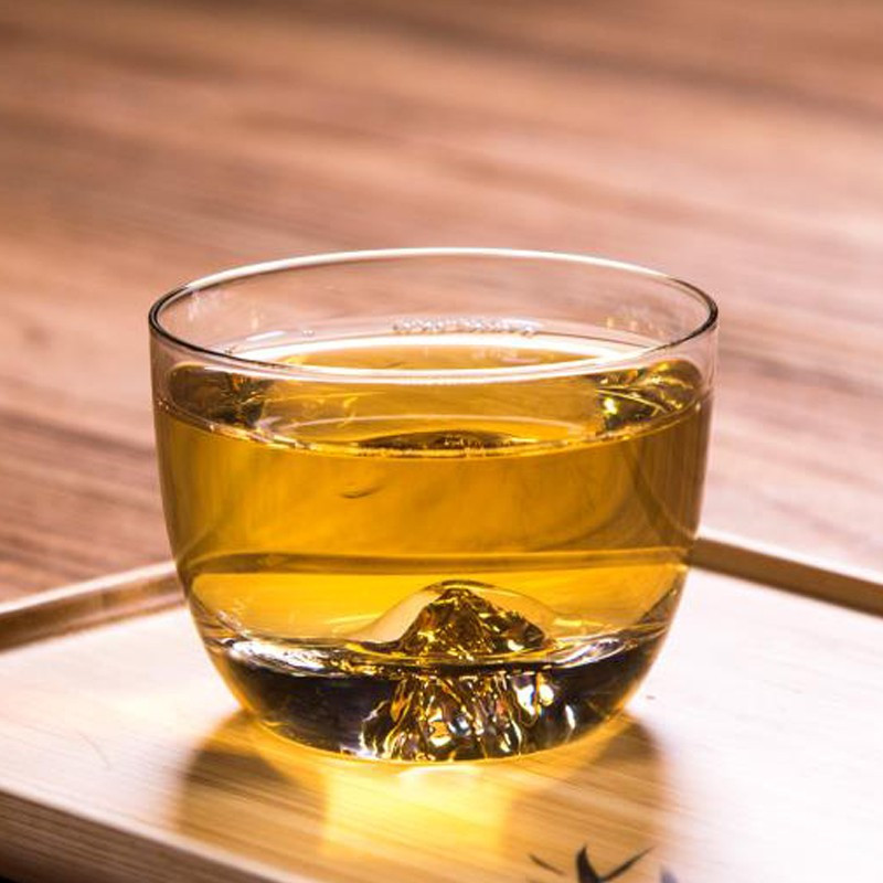 个杯堂 水晶金山品茗杯 水晶玻璃杯小茶杯