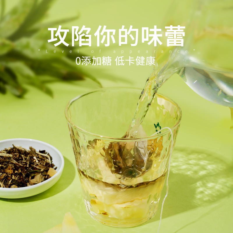茶里菠萝白茶 盒装37.5g高清大图