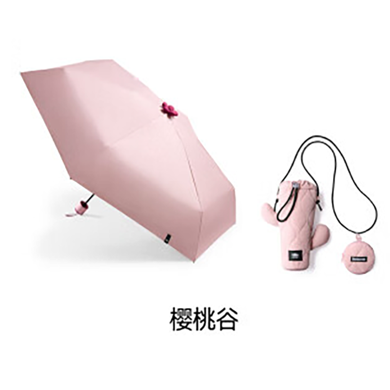 蕉下(BENEUNDER)五折黑胶防晒伞BM528-樱桃谷高清大图