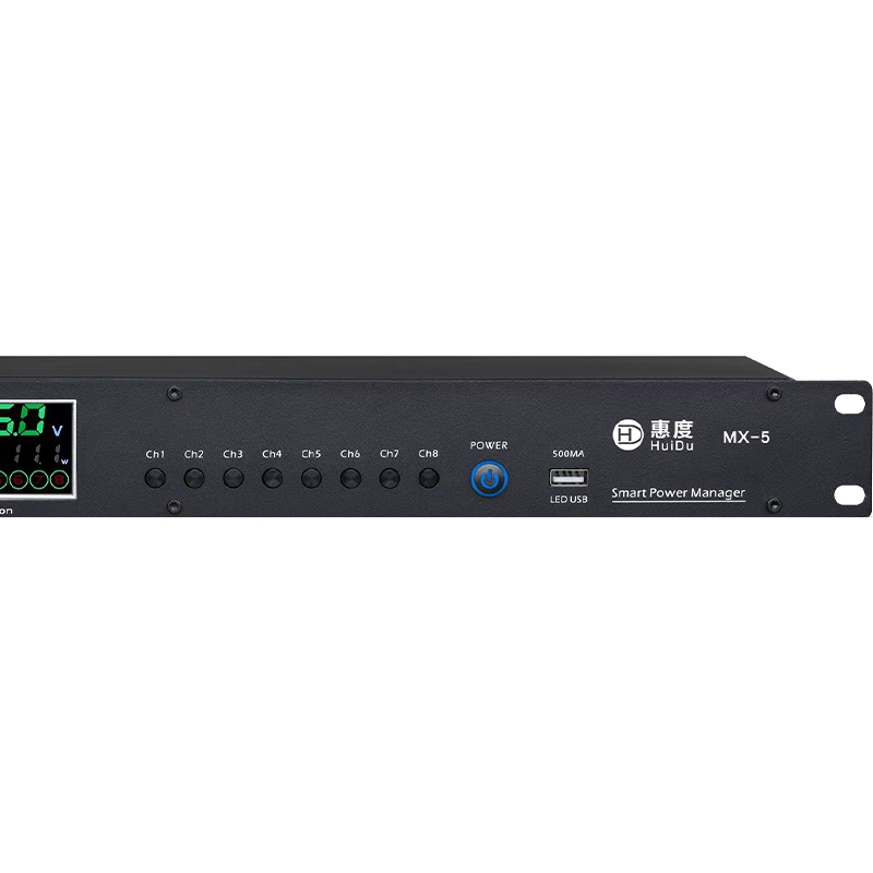 惠度(HuiDu)专业8+2路多功能电源时序器处理器 MX-5(销售单位:台)高清大图