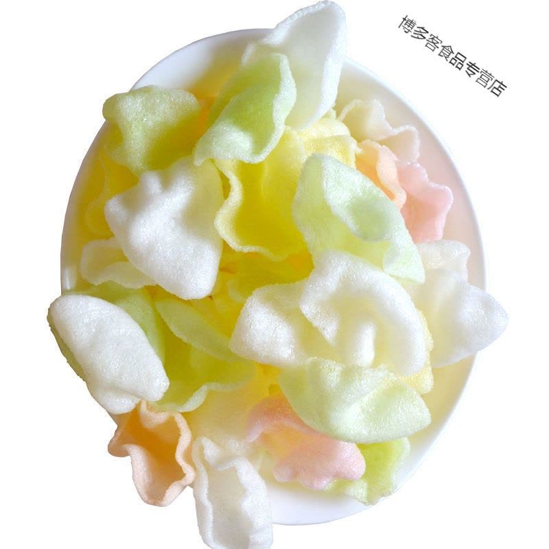 [虾片]龙虾片鲜虾片自己炸油炸食品膨化虾片彩色图片