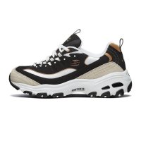 Skechers斯凯奇男女同款情侣鞋熊猫鞋金属风老爹鞋运动鞋休闲鞋 66666228&666114