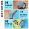 晨光(M&G)ABS92738 50mm彩色长尾夹3筒12只/筒燕尾夹蝴蝶夹凤尾夹文件夹票据夹试卷夹长尾夹/白钢夹/票夹