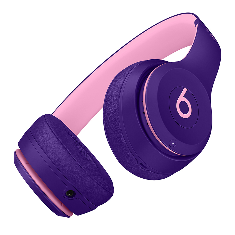 MRRJ2PA/A Beats Solo3 Wireless 头戴式耳机 Pop Collection – Pop 紫
