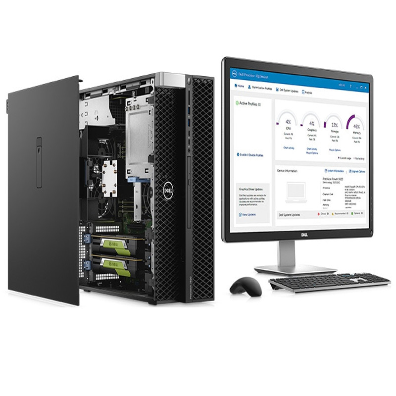 戴尔(DELL)T5820工作站 W-2255[10核 3.7GHz] 64G/512G固态+4T/RTX5000定制