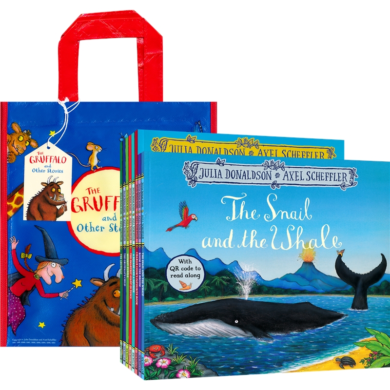 [正版]Julia Donaldson The Gruffalo 茱莉亚&middot;唐纳森经典绘本8册 送音频 销高清大图