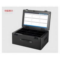 警翼采集工作站W7高速采集21.5寸超清触摸屏15口快速充电翻盖式4T存储 W7