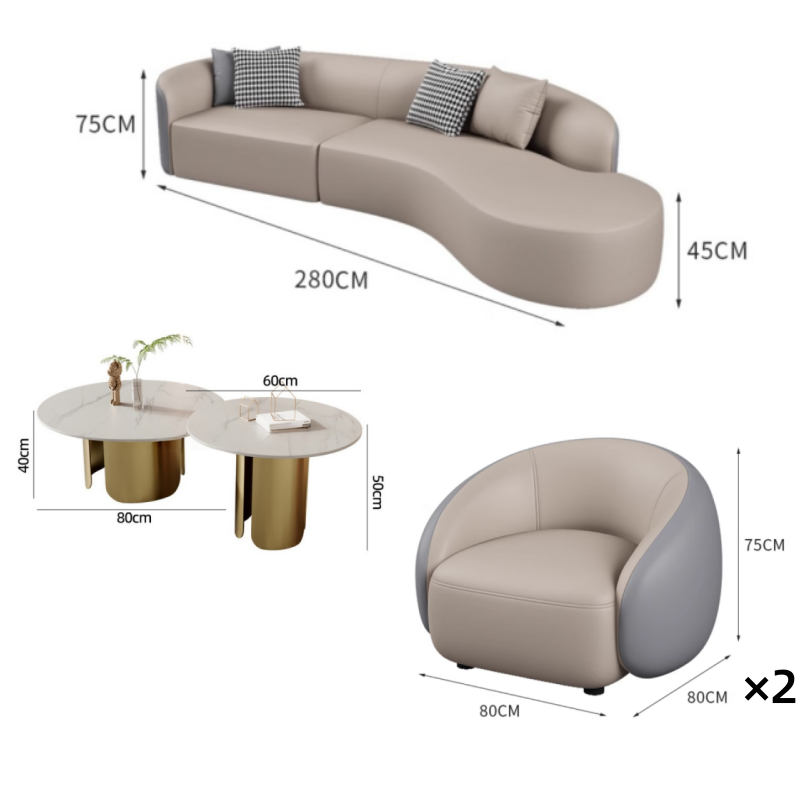璎蕙 沙发2.2m+11+茶几 套高清大图