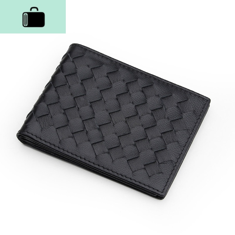 编织驾驶证皮套男行驶证卡套多功能卡包超薄机动车女驾照夹本NEWLAKE 黑色