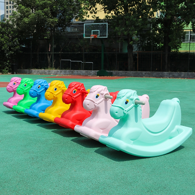 幼儿园小木马儿童摇摇马阿斯卡利塑料摇木马婴幼儿宝宝户外玩具