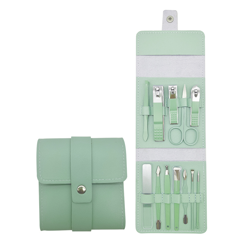 艾逸瑶选 娜塔莎马卡龙修容修甲工具13件套 GJ-8013高清大图