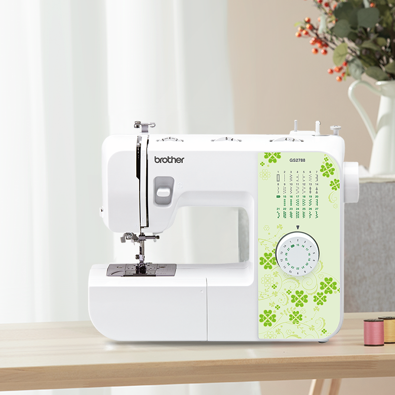 日本兄弟缝纫机gs2788家用电动吃厚小型衣车台式多功能带锁边官方标配