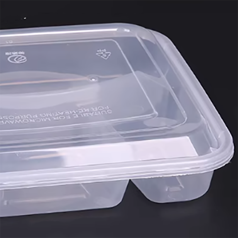 特绿洁一次性四格餐盒TK-4G 1000ml (150套/箱)高清大图