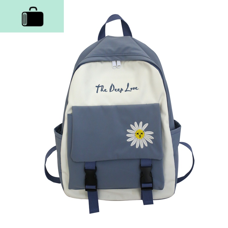 初中生书包女韩版高中学生背包女大容量双肩包2020年新款时尚潮流NEW LAKE高清大图