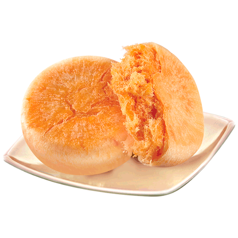 爱乡亲肉松饼原味2500g盒装早餐糕点点心食品面包饼类5斤装包装