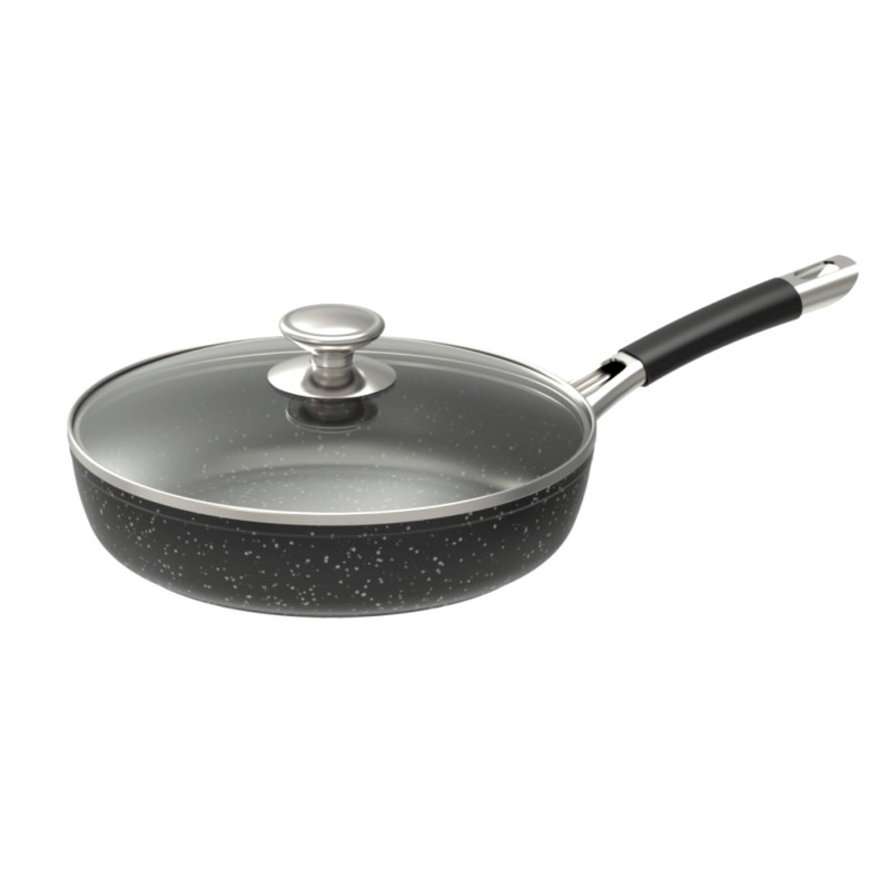 爱仕达晶石麦饭石煎锅 28cm JL28S5J高清大图