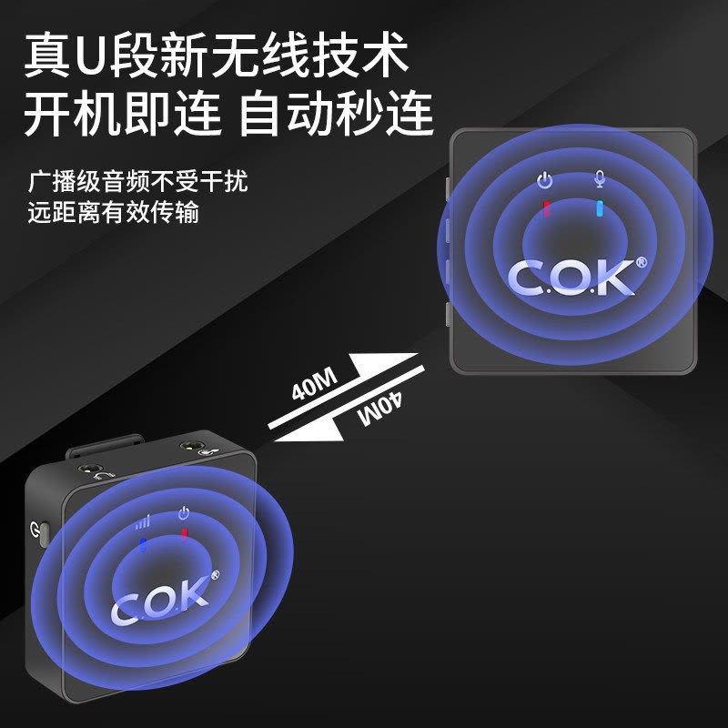 2022新款无线麦克风领夹式录音设备收音麦直播小蜜蜂采访胸麦户外拍短视频抖音吃播相机手机声卡直播专用蓝牙降噪话筒图片