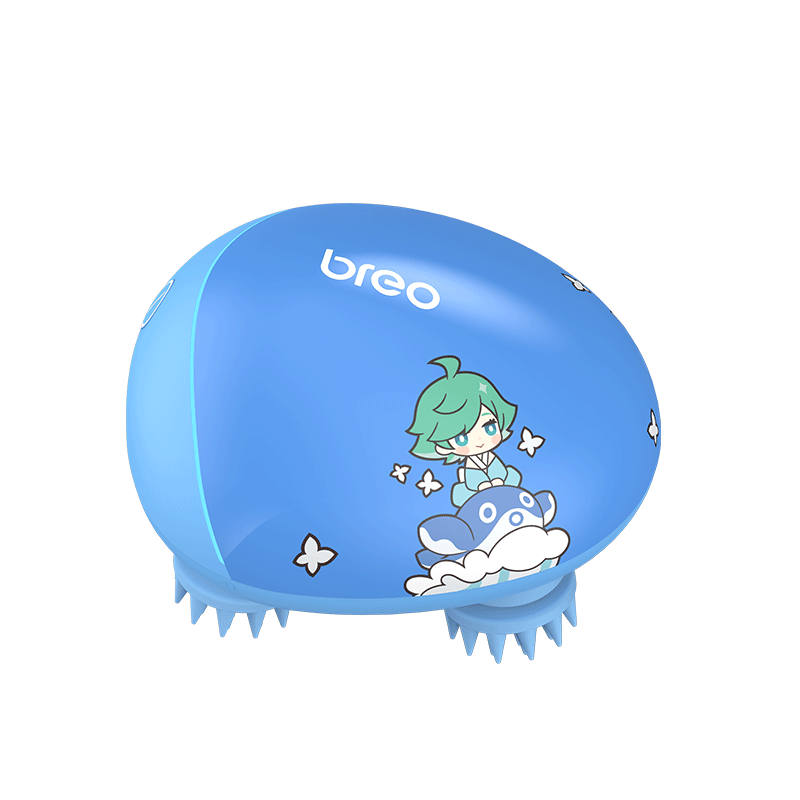 倍轻松迷你头皮按摩器王者荣耀庄周版scalp mini按摩器高清大图