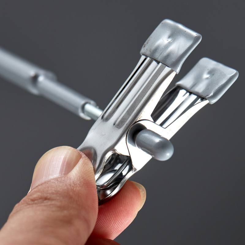 衣柜闪电客家用伸缩强力无痕内衣晾晒带夹子衣架服装店裤夹裤架收纳