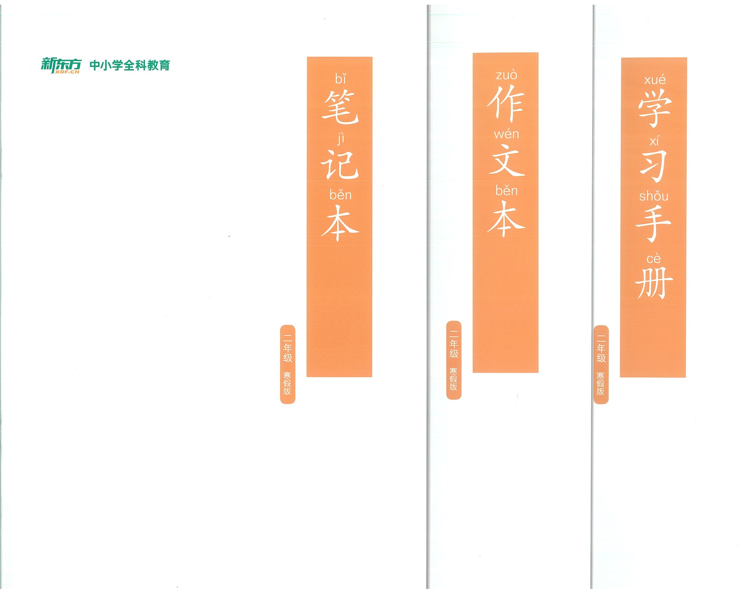 [正版]此书无答案 新东方 博文精讲 二年级 寒假版 语文阅读写作辅导书籍 二年级语文寒假学习用书西安新东方大愚书店高清大图