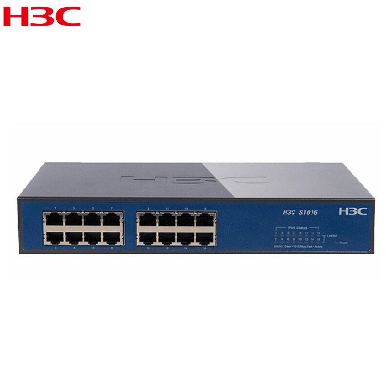 [精选]华三(H3C) S1016 16口百兆企业级桌面型非网管交换机 即插即用