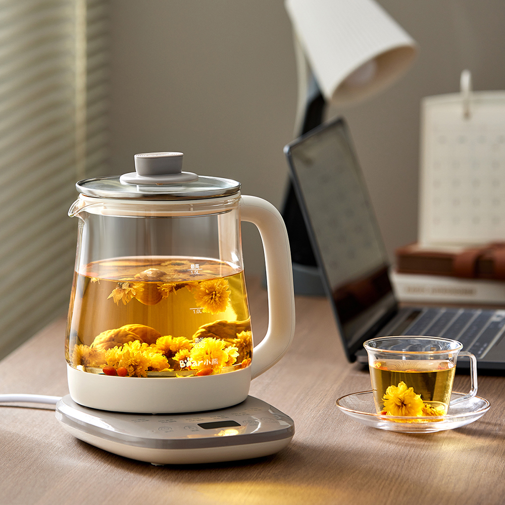 小熊(Bear) 养生壶办公室小型多功能家用煮茶器全自动保温烧水壶 YSH-J15X8高清大图
