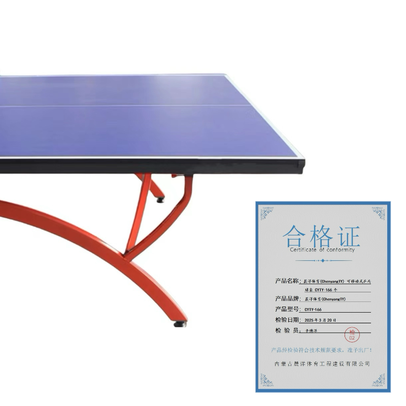 晨洋体育(ChenyangTY) 可移动式乒乓球桌 CYTY-166 台高清大图