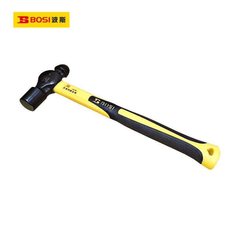 波斯(BOSI)纤维柄圆头锤(2P)把