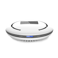 日本seiwa太阳能车载空气净化器Q7 智能车用净化器负离子除甲醛pm2.5 汽车用品