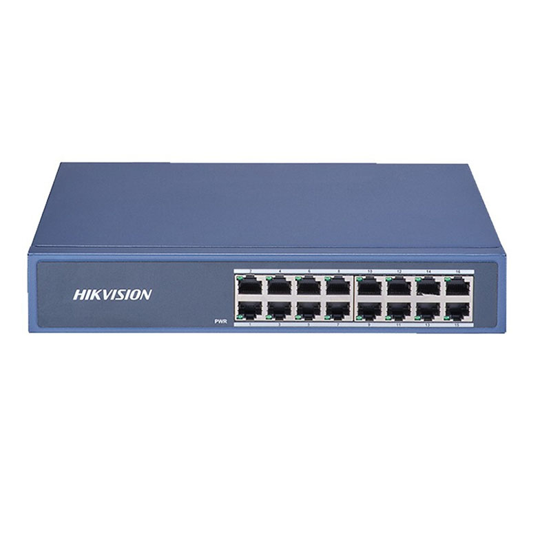海康威视(HIKVISION)16口百兆交换机