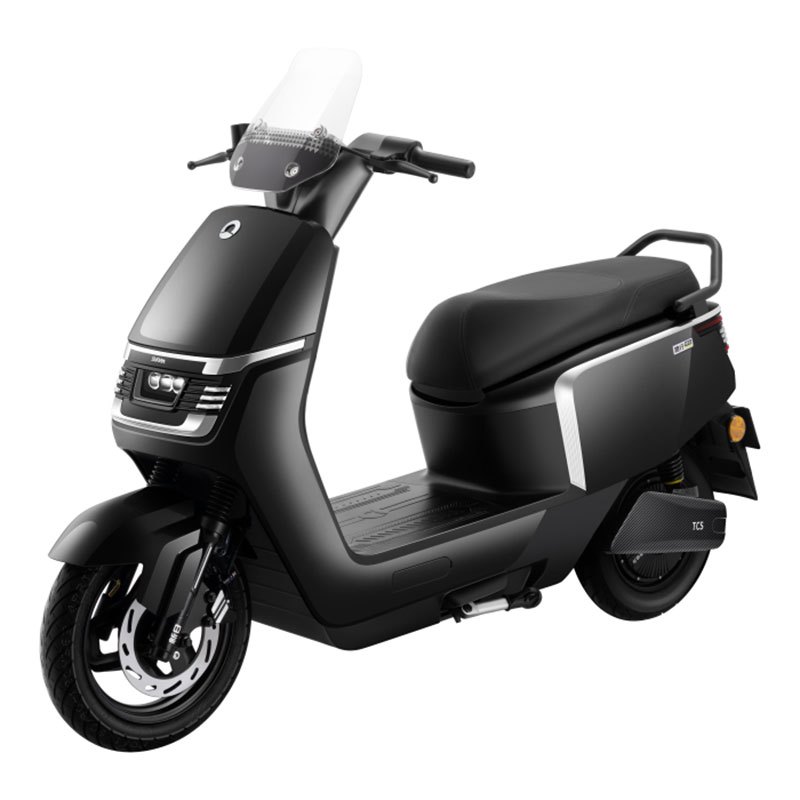 新日电动摩托车两轮 陆行M5 72V35Ah石墨烯 成人通勤电动车 1000W大功率电机 钢琴黑 72V35Ah石墨烯包邮