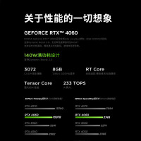 联想(Lenovo)拯救者Y7000 15.6英寸电竞游戏笔记本电脑(i7-13650HX 24G 1T固态 RTX4060 8G独显 144Hz高色域)灰色 定制