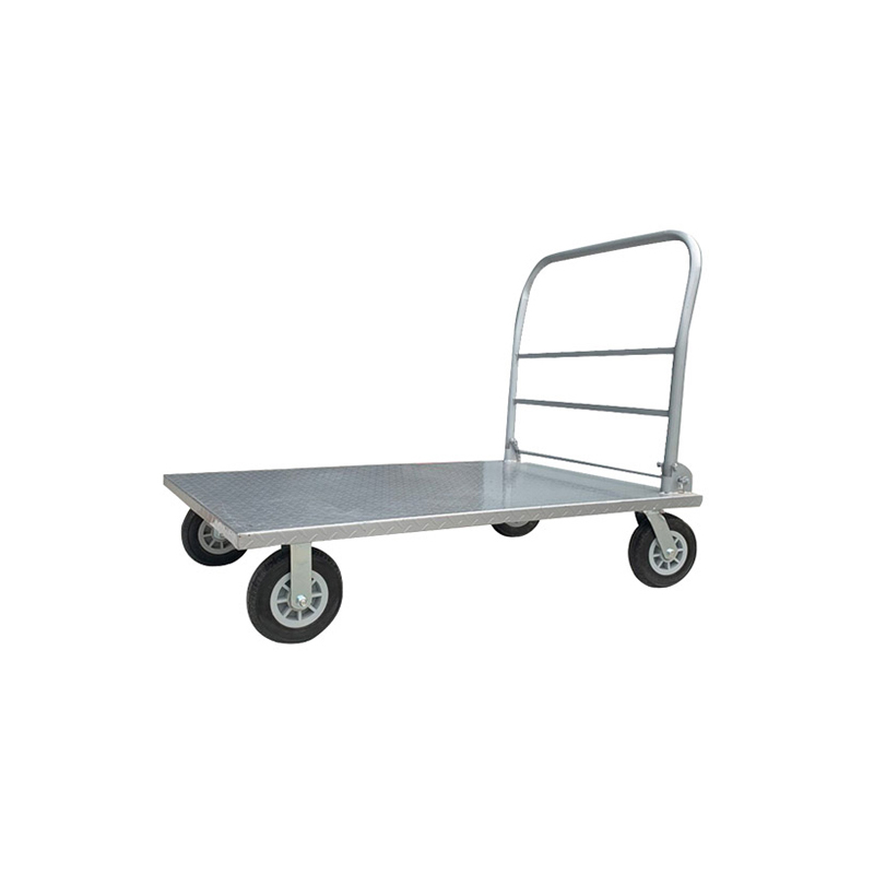 苏识 CZ8-80 80*120cm橡胶轮 重1000kg 重型平板手推车 (计价单位:辆) 银色高清大图