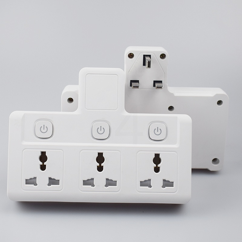 英标一转三万用不带usb英标多用插座转换器多孔无线拖板英规插排多