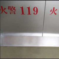 豫仲迈 大型推车式灭火器箱不锈钢35kg单门/台
