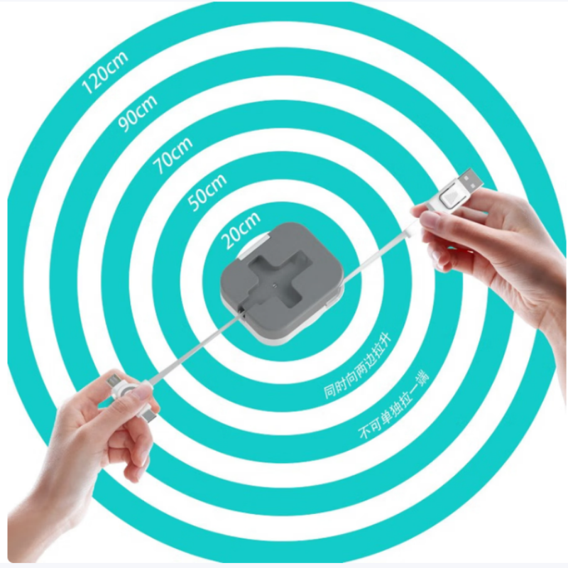 LOOMOO乐默 乐默手机支架收纳数据线 LCB-301 灰白色 货期1周高清大图