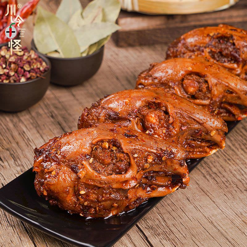 特产老妈麻辣兔头网红兔子肉零食兔丁兔腿即食图片