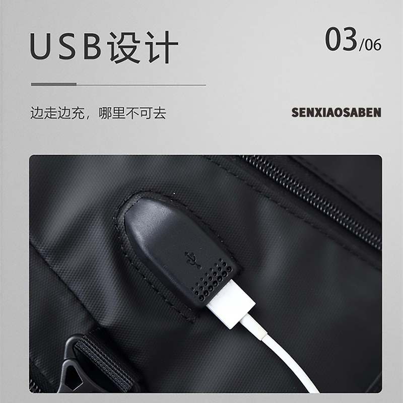 森枭SENXIAOSABER双肩包SX-8112高清大图