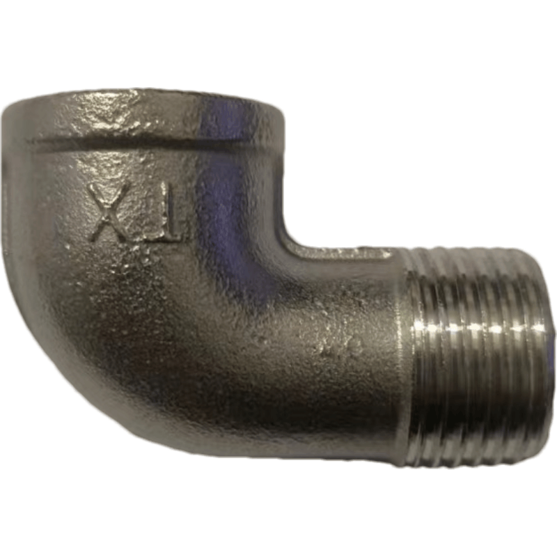 数铁牌不锈钢内外丝弯头1.2寸个图片