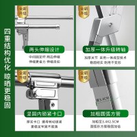 盼盼晾衣架落地晾衣架阳台家用不锈钢晾衣架晒架X型